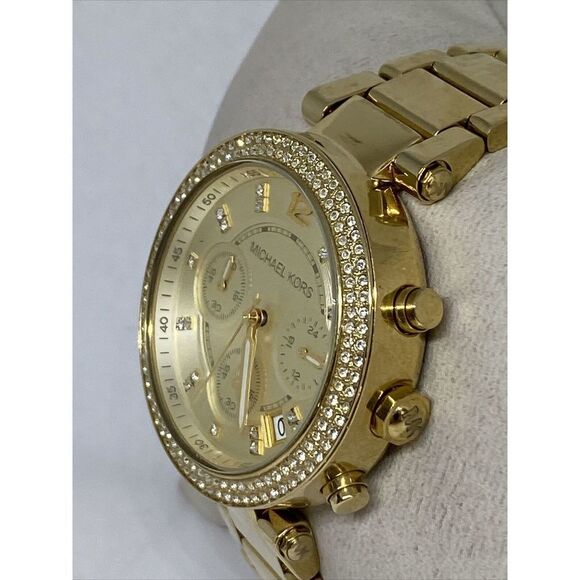 Michael Kors Parker MK5354 Womens Stainless Steel Analog Dial Quartz Watch NO105 - Picture 4 of 12